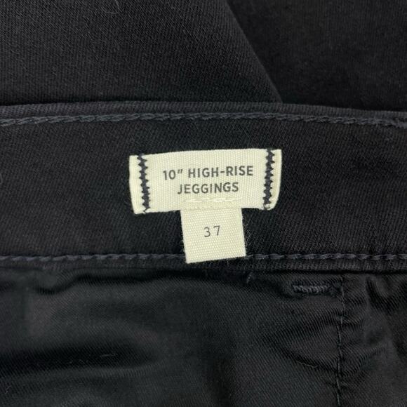 Madewell 10" High Rise Distressed Cropped Jegging Jeans Black Size 37 - Picture 12 of 12